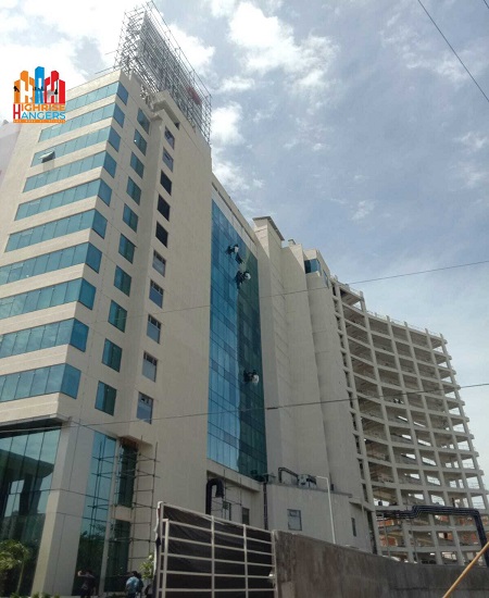 working at heights glass cleaning services in Chennai